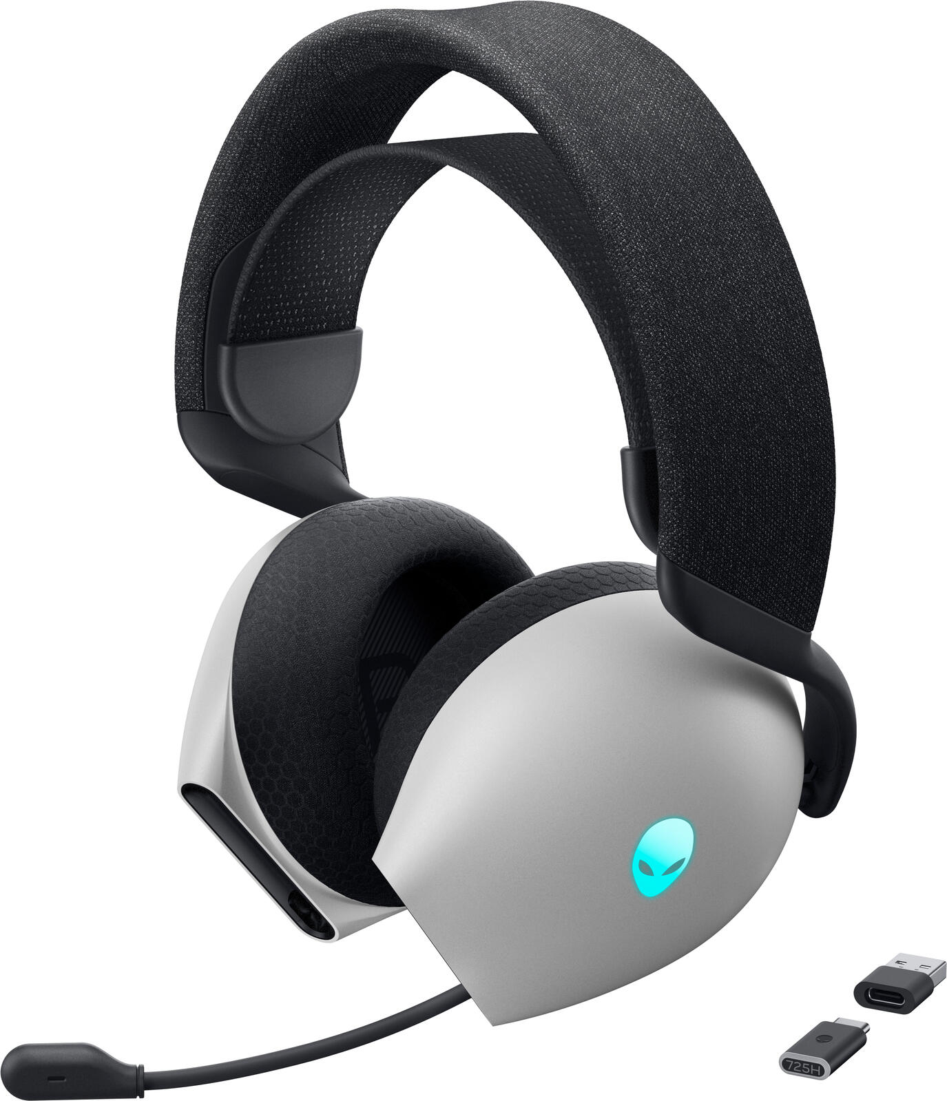 Dell Alienware AW725H Wireless Gaming Headset, schwarz/weiß AW725H-W-DEAM