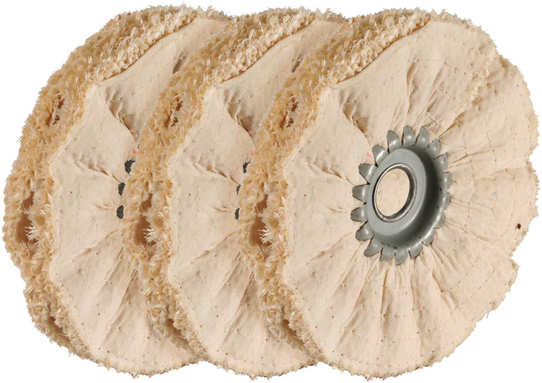 Osborn Sisal-Tuchring-Set, 3-teilig, mit Imprägnierung zum Vorpolieren, Ring-⌀ 150 mm (L045681251)