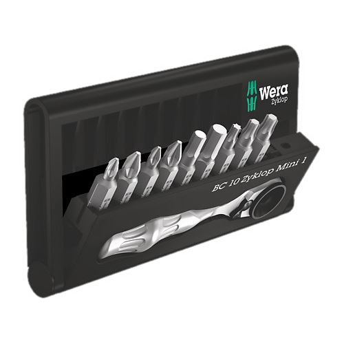 Wera Bit-Check 10 Zyklop Mini 1, 10-teilig