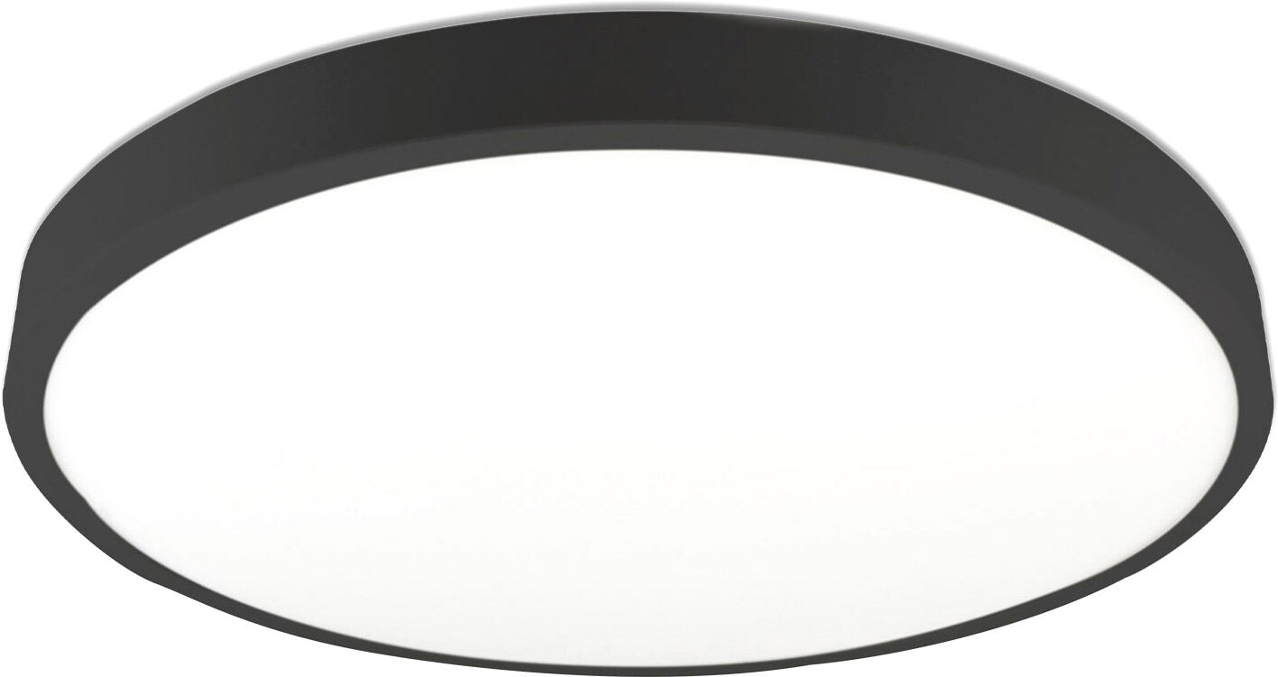 Isoled Led Deckenleuchte Pro Schwarz, 36w, Rund, 500mm, Colorswitch 2700 3000 4000k, Dimmbar