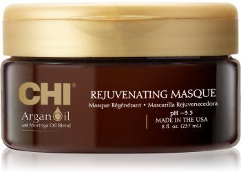 CHI Argan Oil Rejuvenating Masque máscara nutritiva para cabelo seco a danificado 237 ml. Argan Oil Rejuvenating Masque