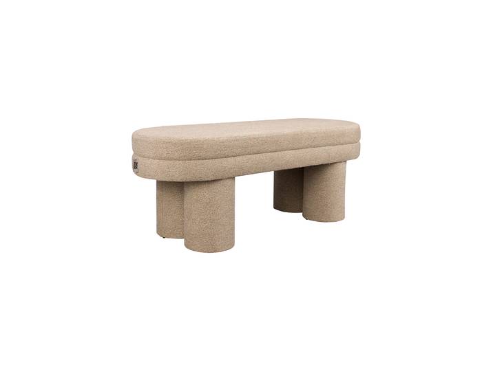 Design Polster-Sitzbank „Fern“ Beige Dutchbone