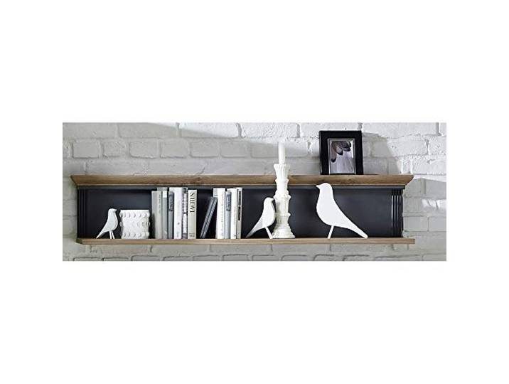 Dekoratives Wandboard im Landhaus-Stil in Graphit Grau und Artisan Eiche