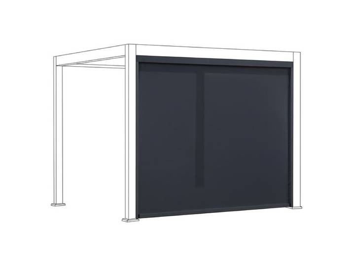 Creador Lino Seitenrollo 300cm Aluminium/Textilene