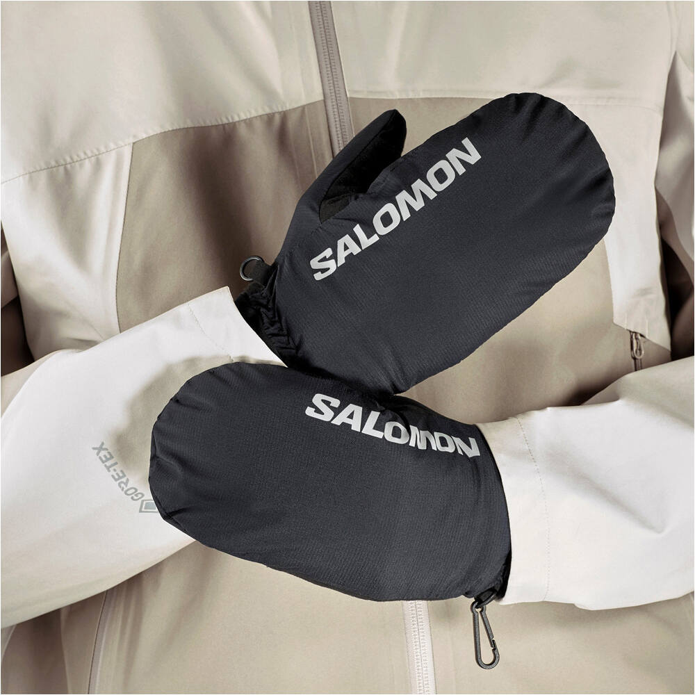Salomon rs warm mitten u guantes esquí Negro (XXL)