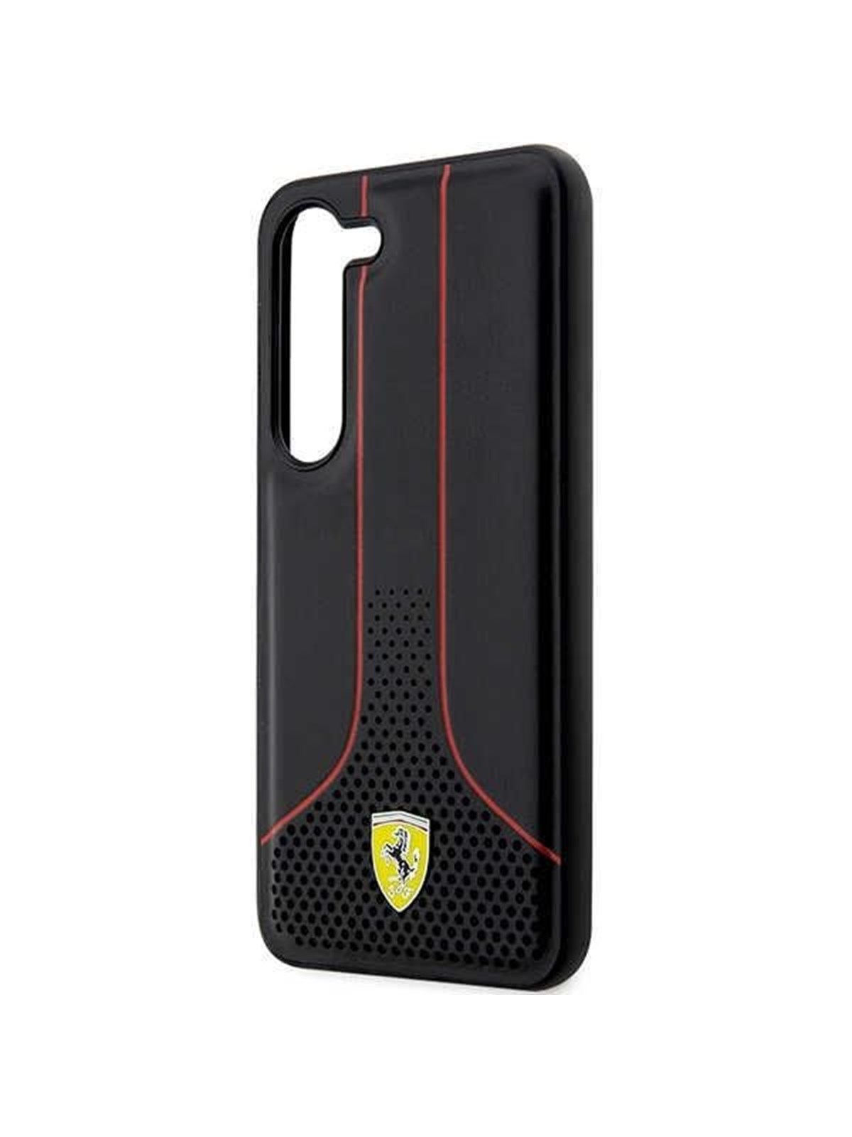 Ferrari Perforated 296 P Case for Samsung Galaxy S23 - Black