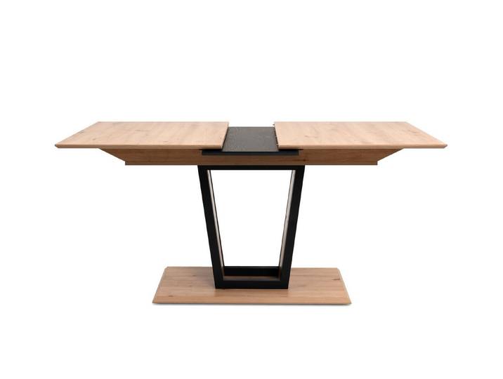 möbelvita Esstisch Auszugstisch Liora 80A Dekor Artisan Oak / schwarz