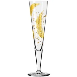 Ritzenhoff Champagnerglas Goldnacht 205 ml Kristall, Kristalloptik Gold