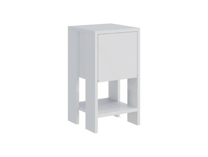 Chevet effet bois blanc 30x30 cm
