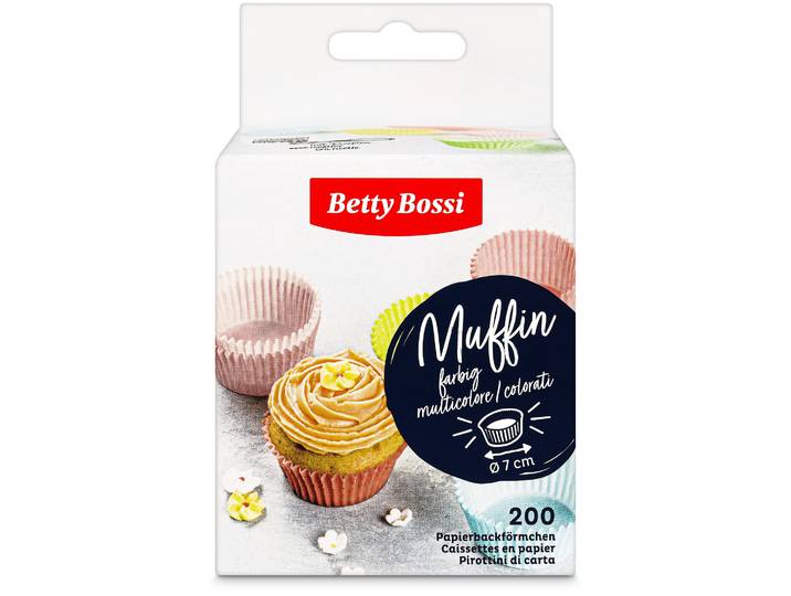 Betty Bossi Papierbackform Muffin 7cm bunt