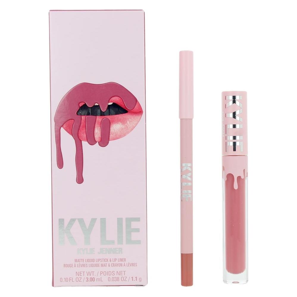 Kylie Jenner Kylie By Matte Lip Kit - Matte Liquid Lipstick 3ml + Lip Liner (Snow Way Bae) (35720171302)