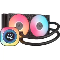 Corsair iCUE LINK TITAN 240 RX LCD Prozessor Luftkühlung 12 cm Schwarz 1 Stück(e)