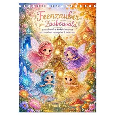 Feenzauber im Zauberwald (Tischkalender 2027 DIN A5 hoch), CALVENDO Monatskalender