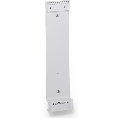 Durable Wandhalter für Sichttafeln grau Packung mit 10 Stück