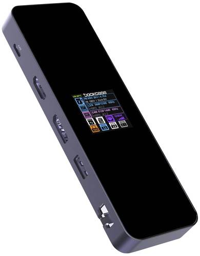 Dockcase USB-C Dockingstation Universal integriertes Display, inkl. Ladefunktion, USB-C Power Delivery, integrierter Kartenleser