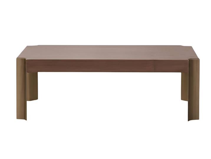 JVmoebel Couchtisch Stilvoller Couchtisch Modernes Interieur Braune Farbe Glatte Ecken
