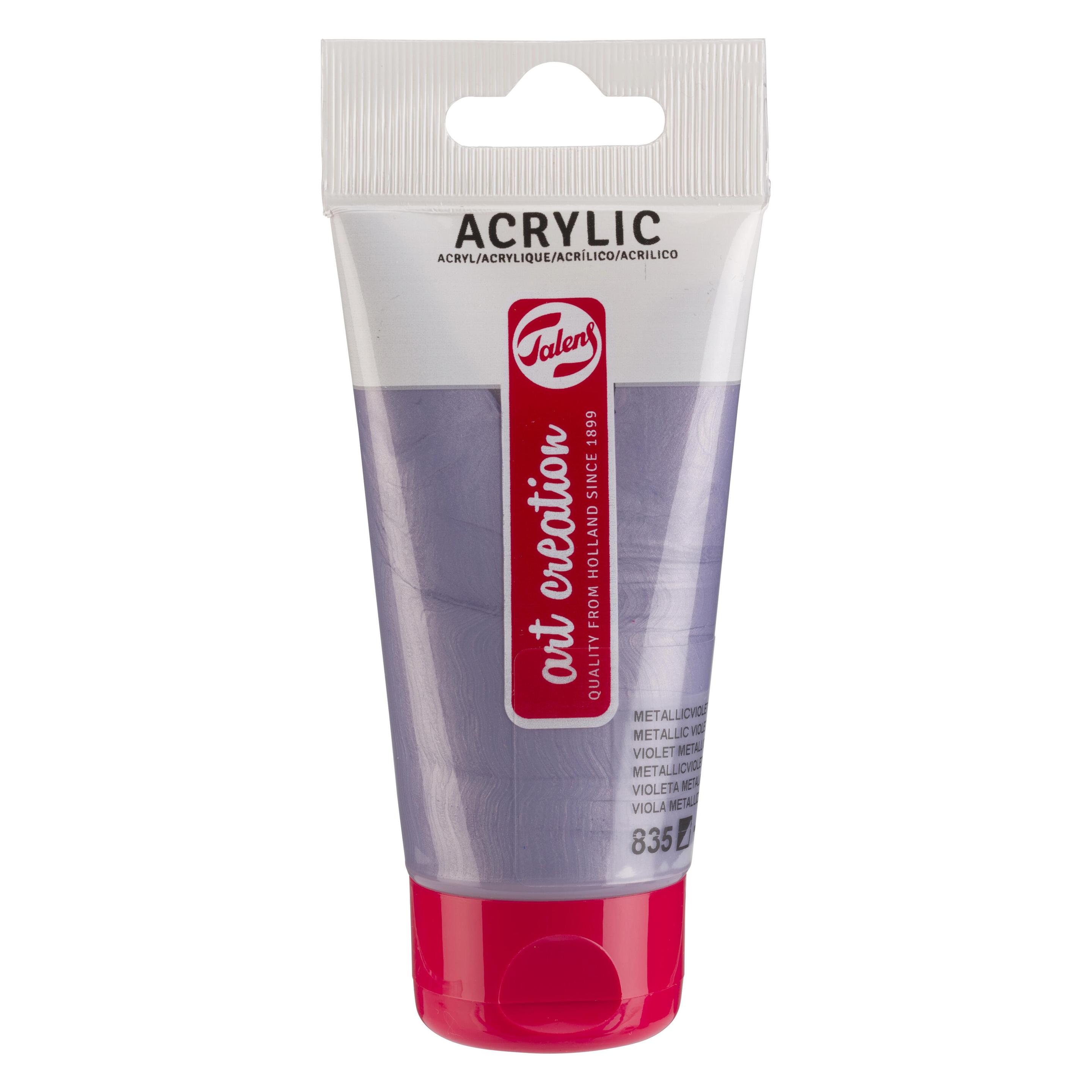Talens Art Creation Acrylfarbe Tube 75ml metallic violett 835 (75 ml) (3511835M)