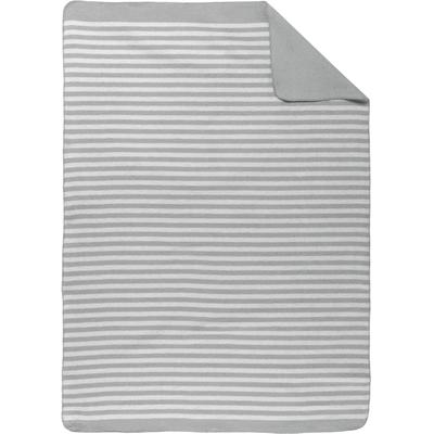 Wohndecke BIBERNA "Aras", grau (sturmgrau), B:150cm L:200cm, Baumwolle, Wohndecken, Wohndecke, weiche Wohndecke mit Wendefunktion und Melangeoptik, Made in Germany