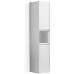 Puris Hochschrank New Xpression Dekor Weiß