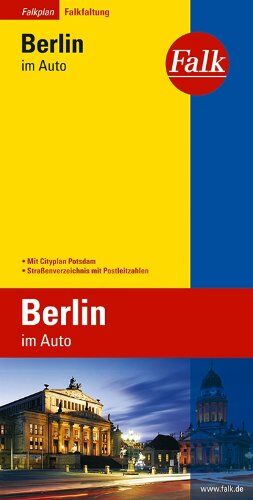 Falkplan Falk-Faltung Berlin im Auto mit Cityplan Potsdam - Preis vom 30.09.2026 22:30:23 h