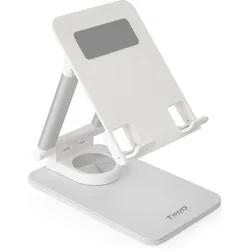 Tooq Technology Soporte Plegable Para Tablet Hasta 12.9" Blanco, Tablet Halterung, Weiss