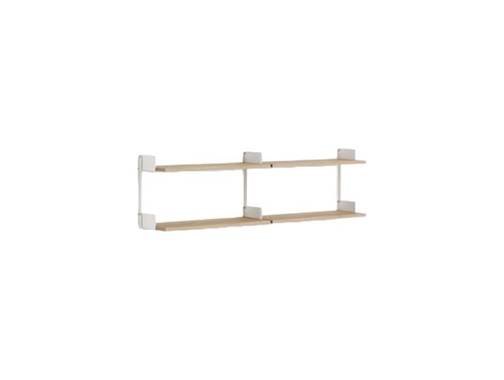 Modulers Design Wandregal „New Works Chamber“ Eiche / Weiss