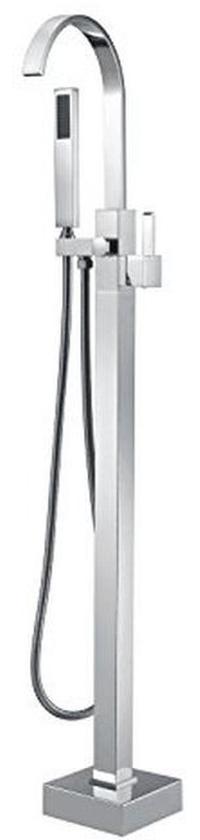 Famanu Badewannenarmatur mit Handbrause, freistehend, Chrom
