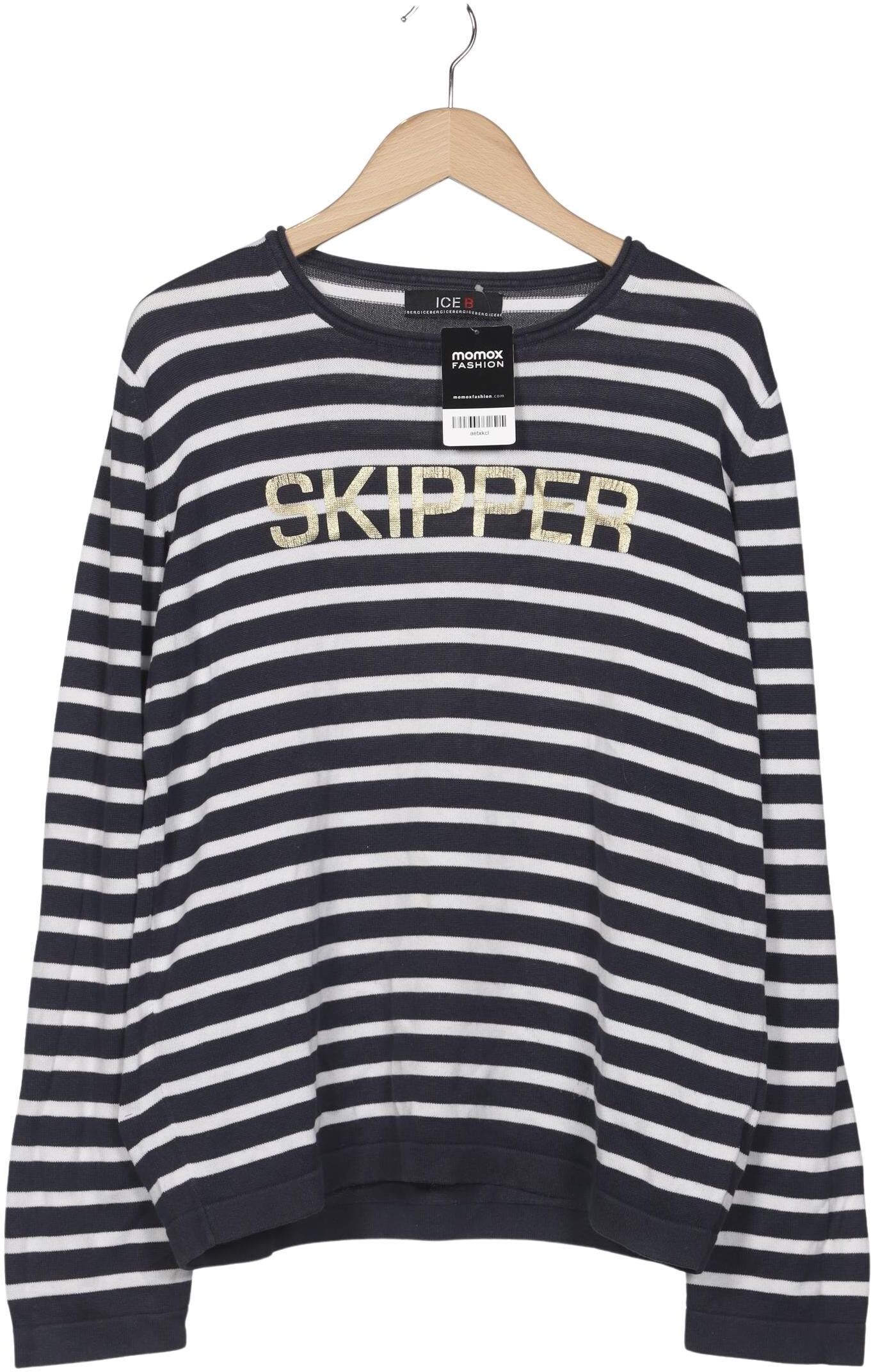 Iceberg Herren Pullover, Mehrfarbig, Gr. XL, Baumwolle - Second Hand