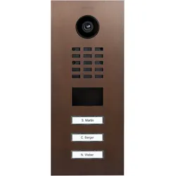 DoorBird D2203V IP Video Türsprechanlage – Echte Baubronze