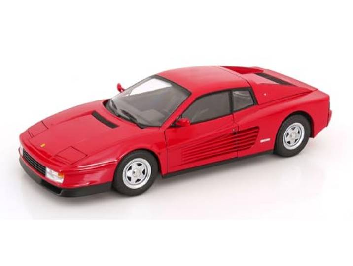 KK-Scale KKDC120201 - Ferrar. Testarossa Red 1986 with Opening Doors Hood and Headlights - maßstab 1/12 - Modellauto