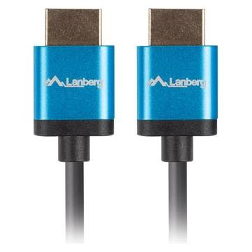 Lanberg HDMI M/M v2.0 cable 1.8m black (1.80 m) (CA-HDMI-22CU-0018-BK)