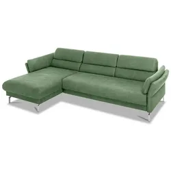 Segmüller Werkstätten Ecksofa Mara01 Mikrofaser Grün