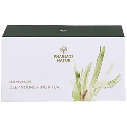 62ml PHARMOS NATUR Essential Care Weihnachts-Set Deep Nourishing Ritual (Cream 50ml + Lip Balm 7ml + Oil 5ml)