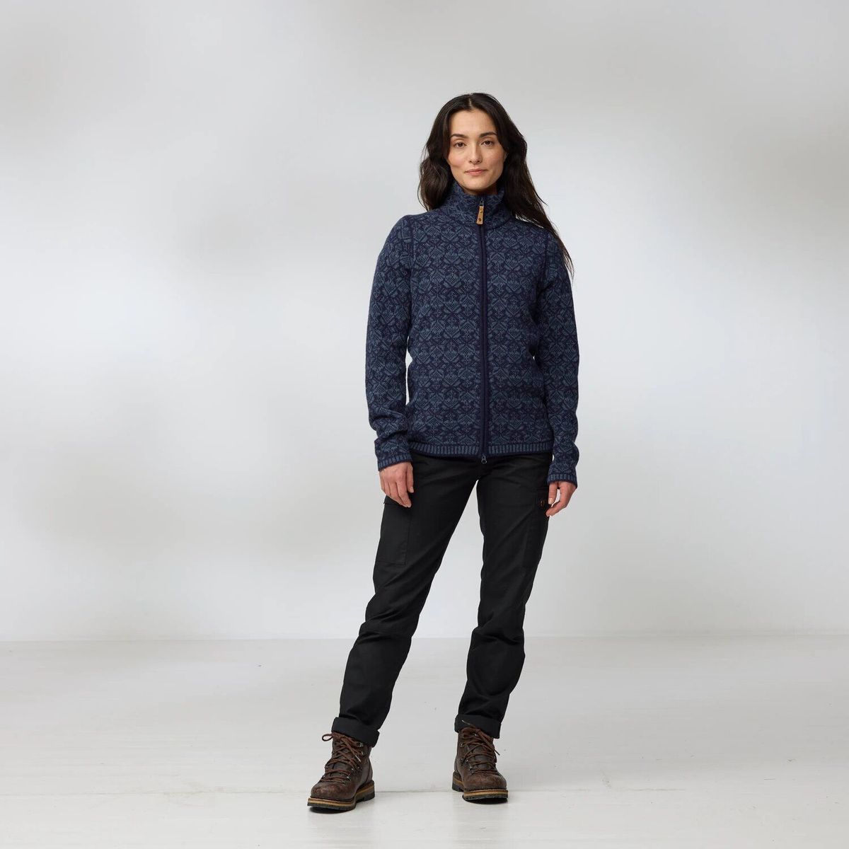 Fjällräven Snow Cardigan W dark navy (555) XL F89912-555-XL