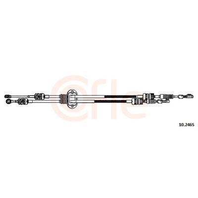 COFLE Seilzug, Schaltgetriebe 10.2465 für Ford