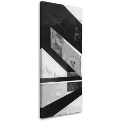 LEINWANDBILD 3D und geometrisch 30x90cm