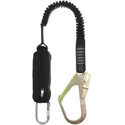 Safety Jogger, Absturzsicherung, Elastische Sicherheitsleine mit externem Fallschoner (Auffanggurt, 100 kg)