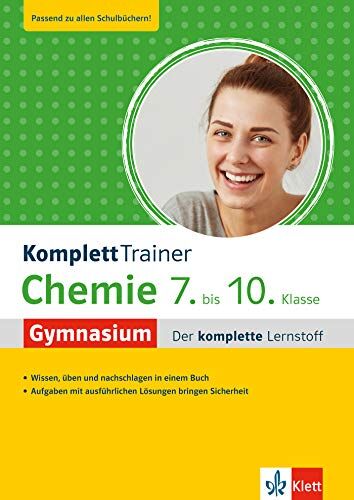 Klett KomplettTrainer Gymnasium Chemie 7.-10. Klasse: Der komplette Lernstoff - Preis vom 10.10.2026 11:48:34 h