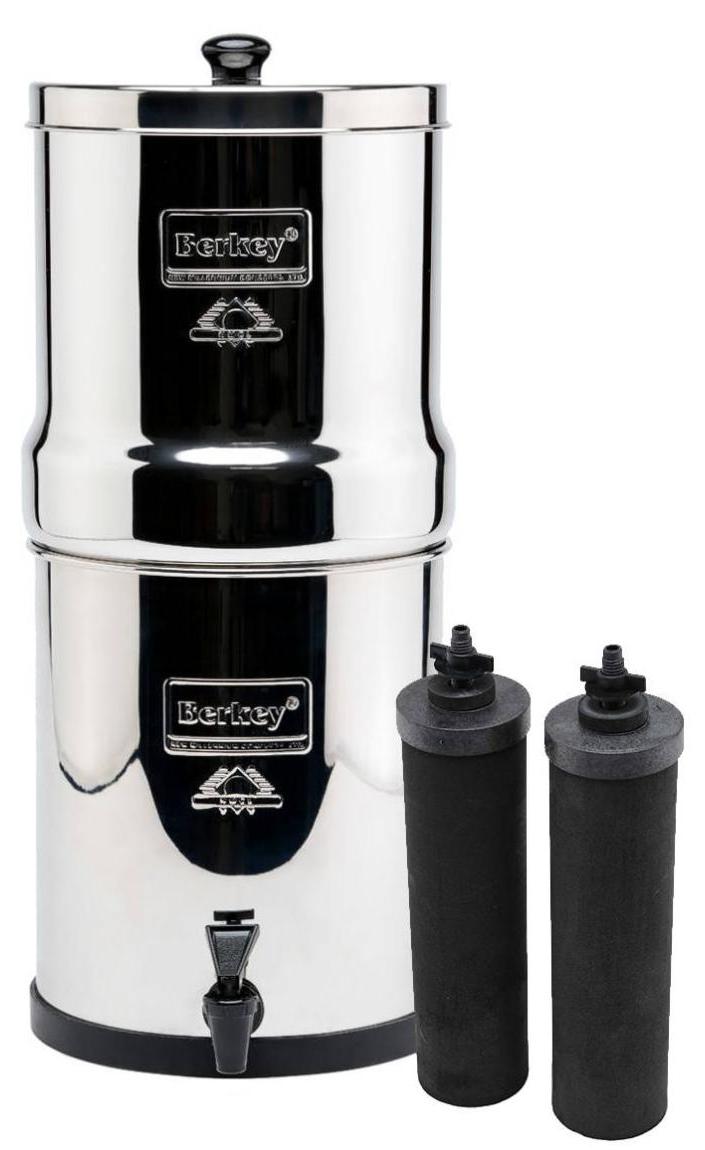 Royal Berkey Wasserfilter 12,3L - Edelstahl Schwerkraftfilter