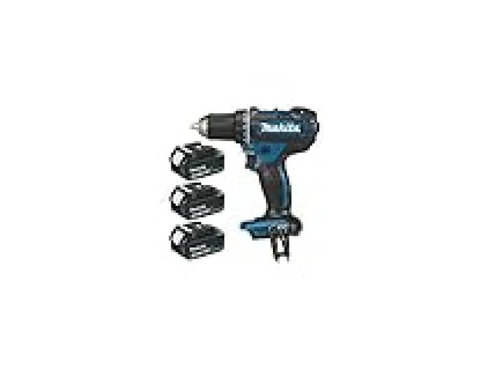 PERCEUSE VISSEUSE MAKITA SANS FIL 18 V 3 BATTERIES 5 AH 13 MM - DDF482RM3J
