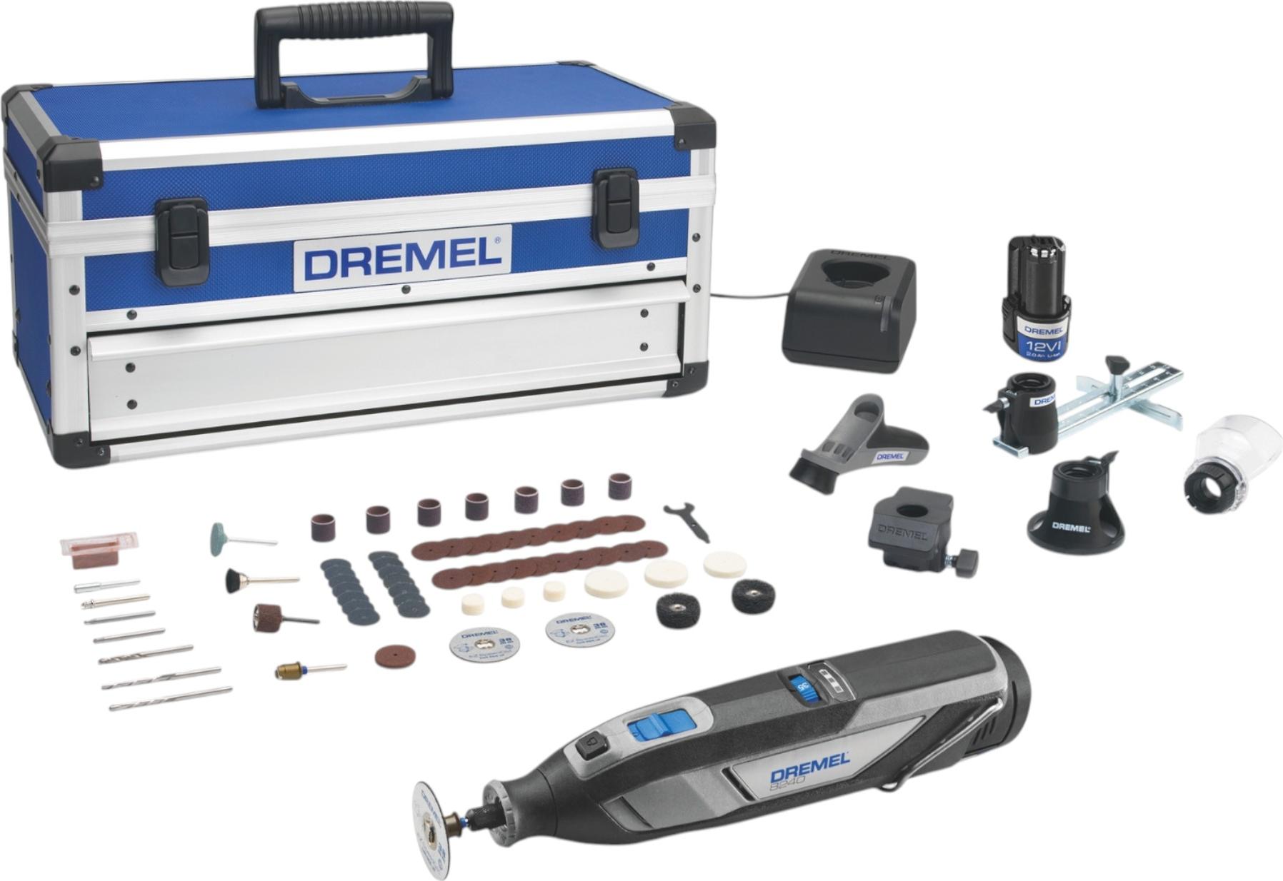 DREMEL 8240, Kabelloses Multifuntionswerkzeug mit Zubehörset der Platin-Edition
