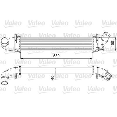 Valeo Ladeluftkühler [Hersteller-Nr. 818544] für Renault, Dacia