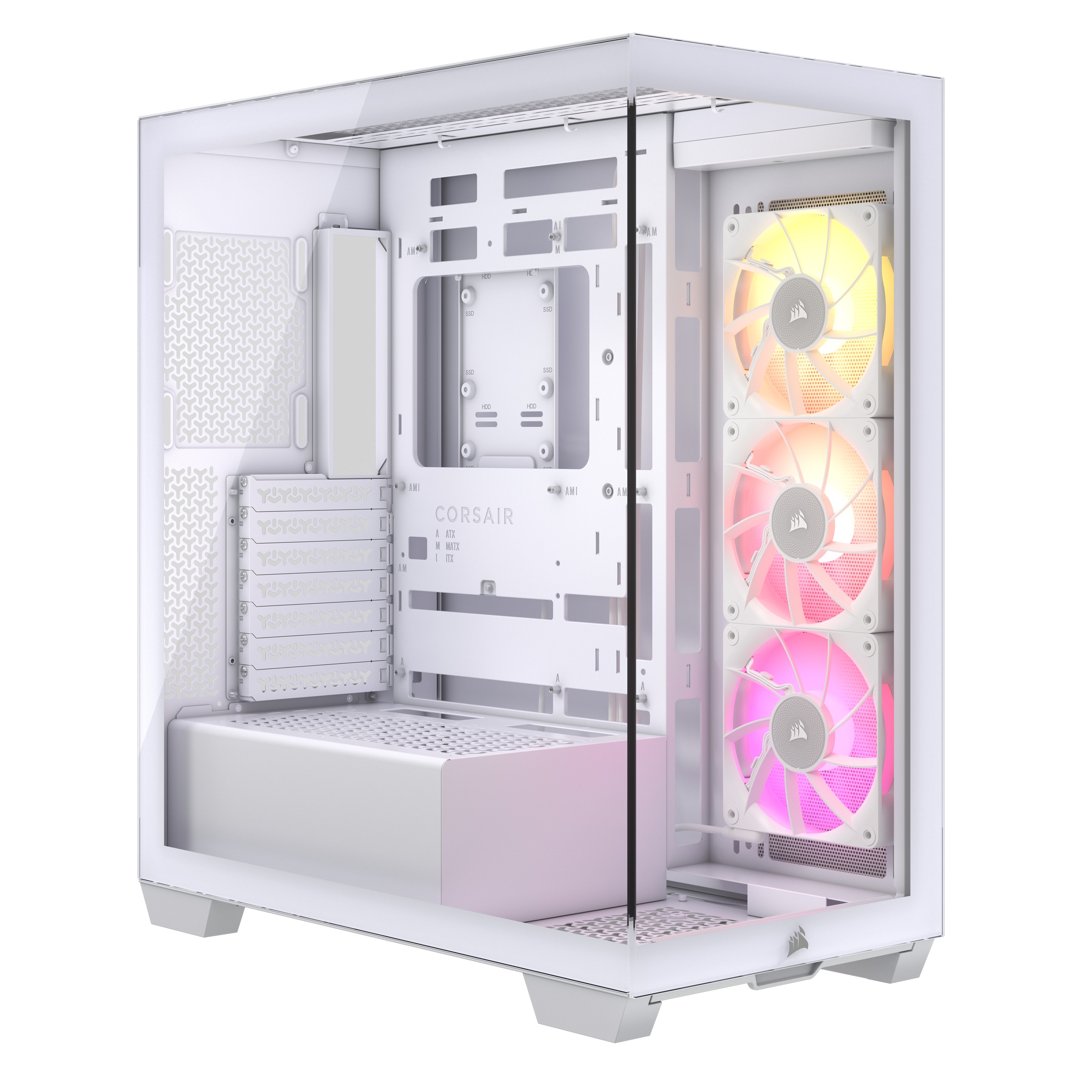 Corsair 3500X LINK RGB weiß Midi Tower ATX Gaming Gehäuse CC-9011281-WW