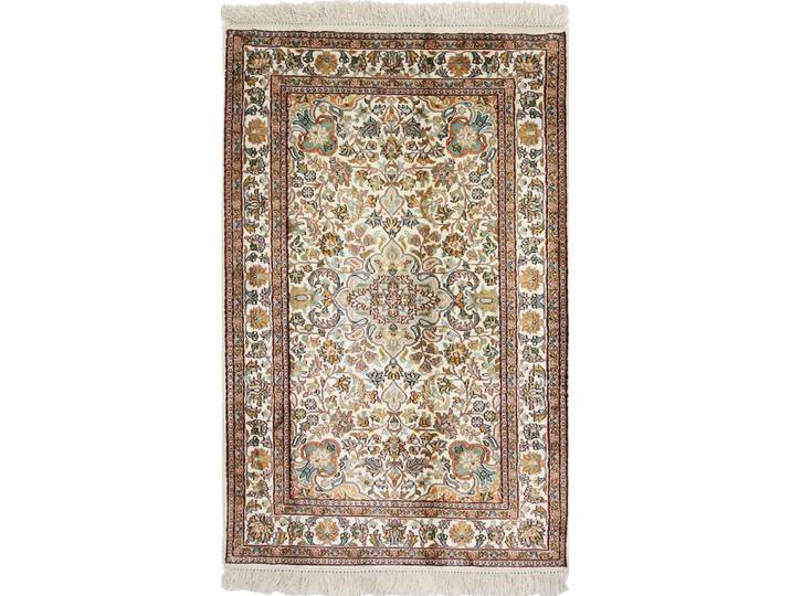 Kaschmir Seide Teppich 79x124 Handgeknüpft Orientteppich Seide