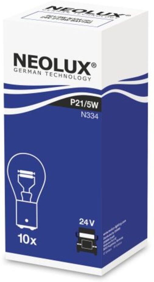 Glühlampe Sekundär NEOLUX P21/5W 24V, 5/21W, 10 Stück