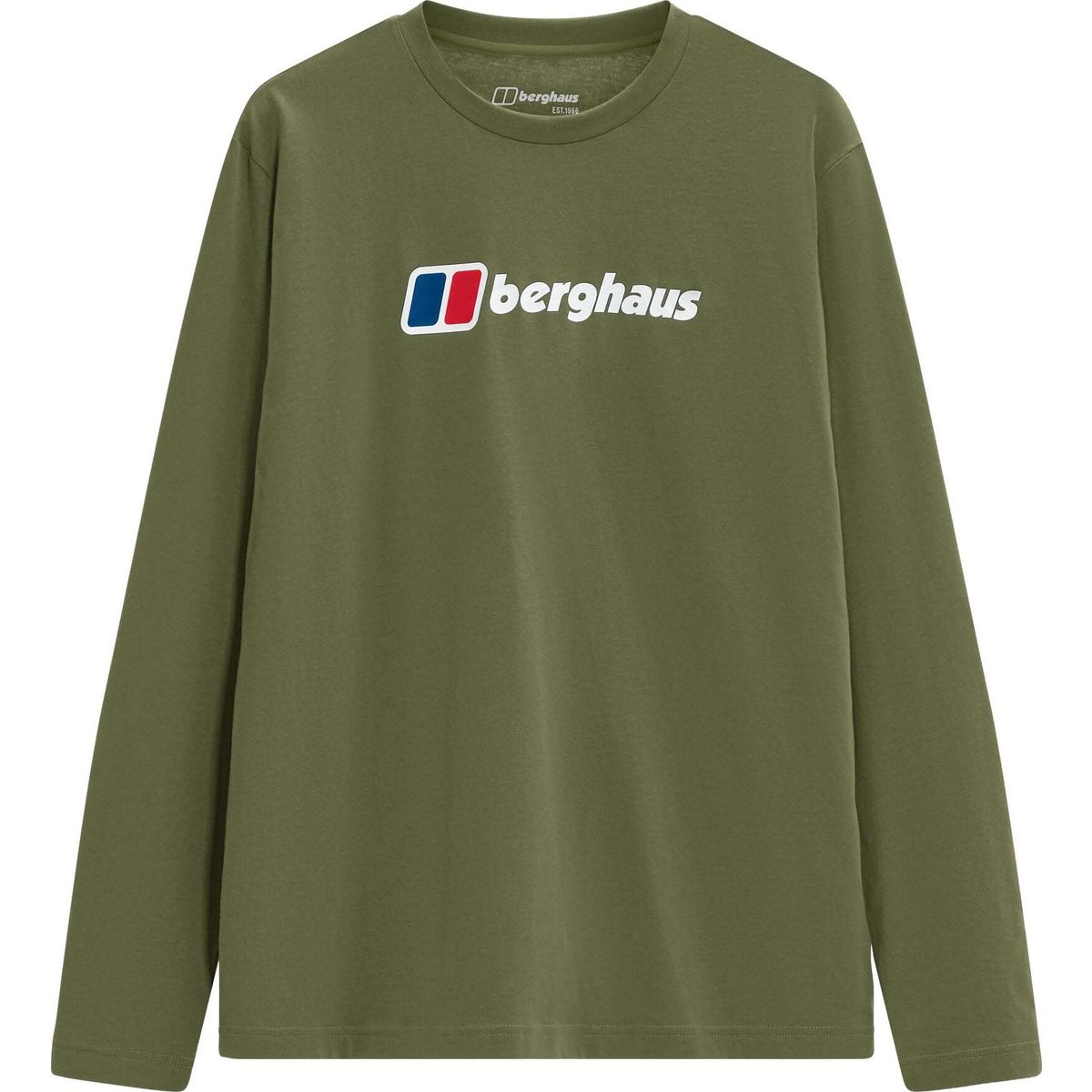 Berghaus M Berghaus BIG Logo LS Tee pure white (H03) S 4-A001999-H03-S