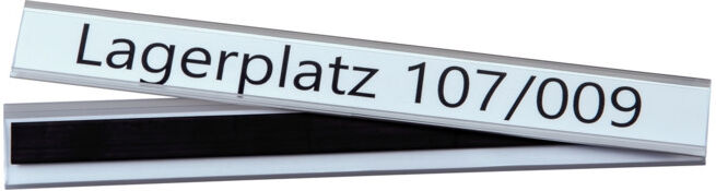 Porte-étiquettes magnétique Eichner en PVC 25 x 200 mm (9218-03033)