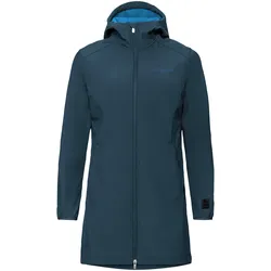 VauDe Damen Moena Softshell Parka - 36 - dark sea