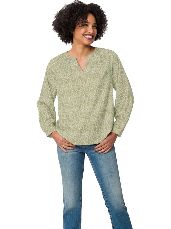 Heine Bluse in Grün - 48