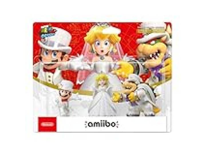 Amiibo 'Collection Super Mario' - Bowser+Mario+Peach (Tenues de mariage)